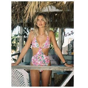 Maaji Zinnia Mimi Trikini One Piece Size Large